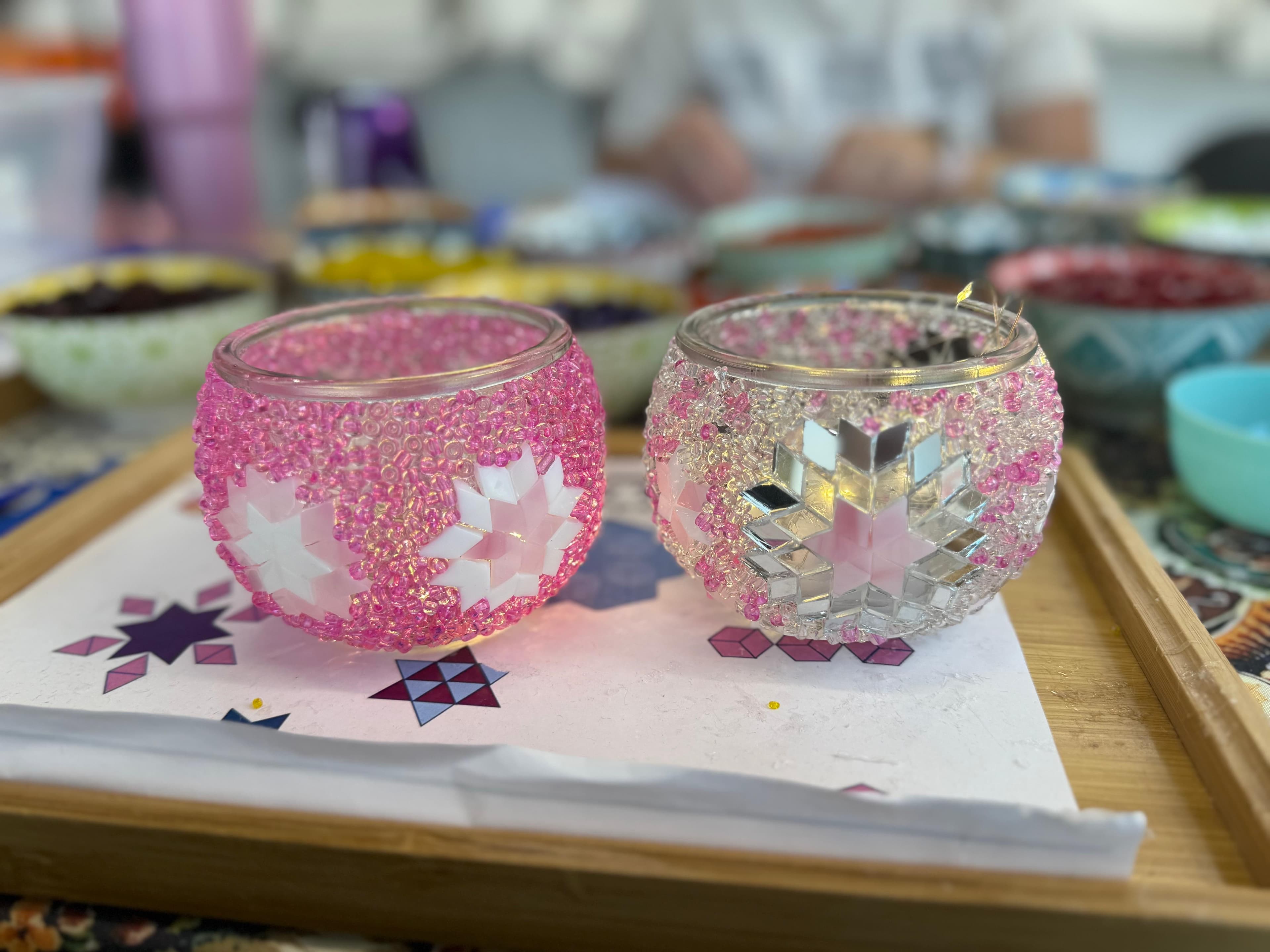 Mosaic Candle