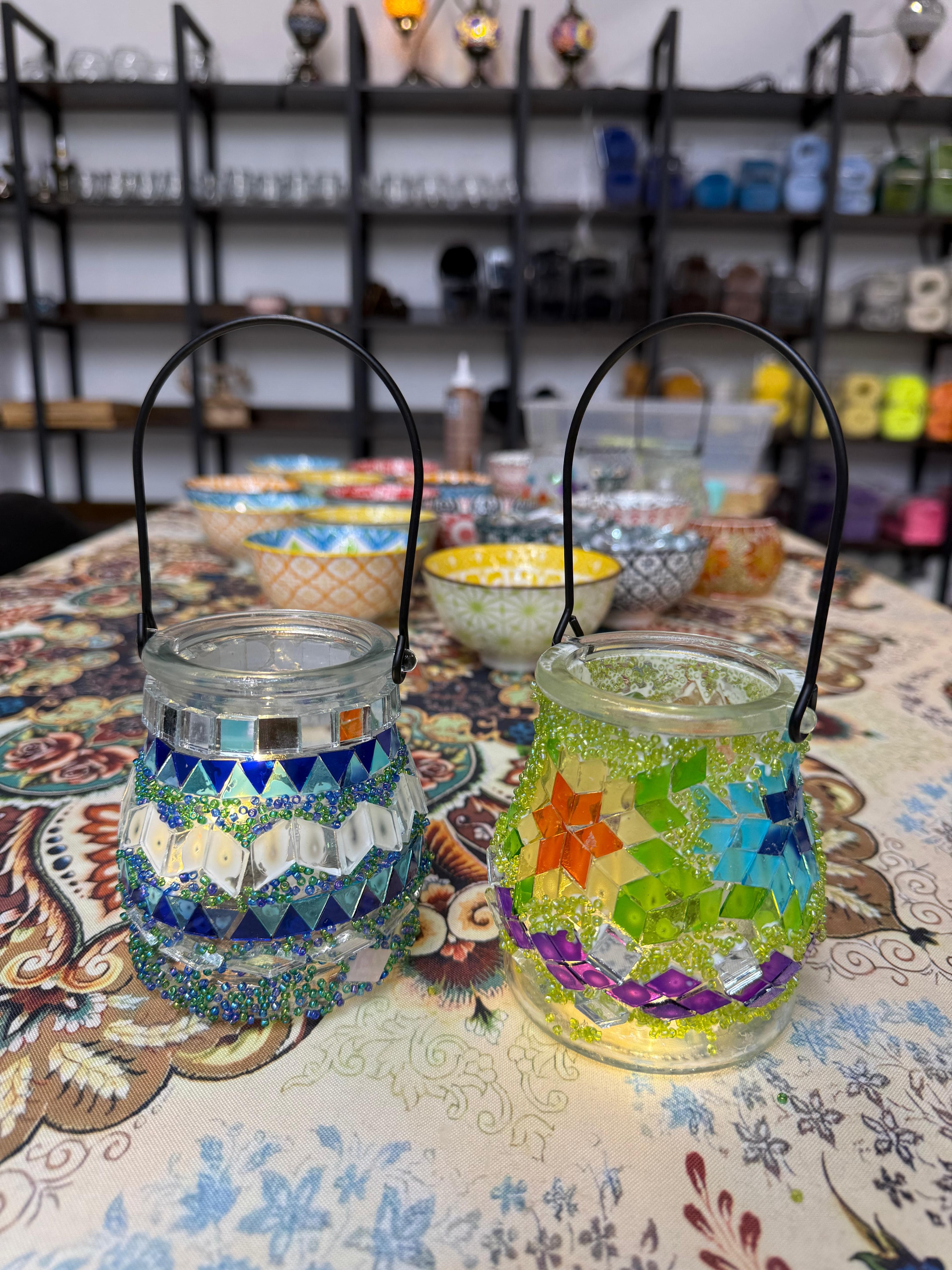 Mosaic Candle